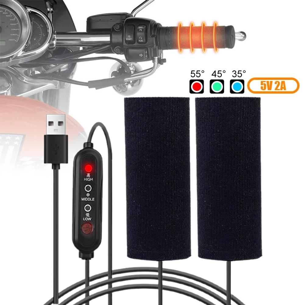 Motorcycle Gear Icon - 12V 3-Gear Motorcycle Heated Hand Grip