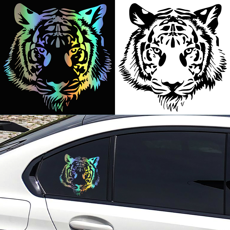 Motorcycle Gear Up - G217 20*20CM POWERFUL TIGER HEAD Personality