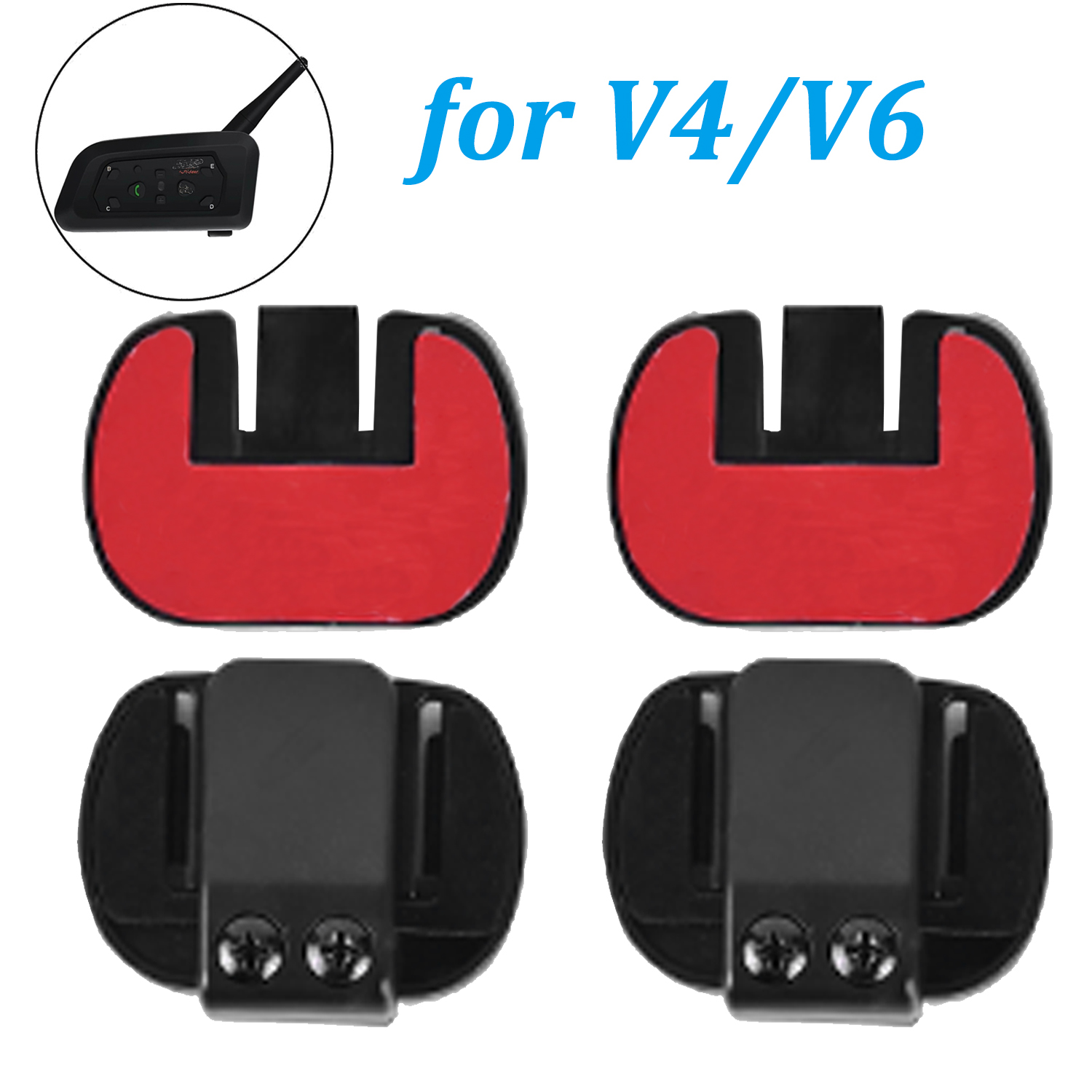 Intercom Headset Helmet - 2PCS for EJEAS V6 Pro/3.5mm V4