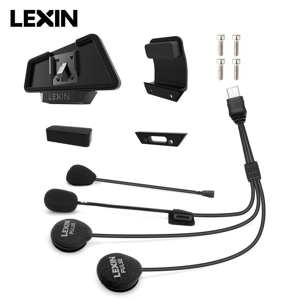 Intercom Headset Helmet - LEXIN-MeshCom Mesh Intercom 40MM Headset&Clip, Headphones