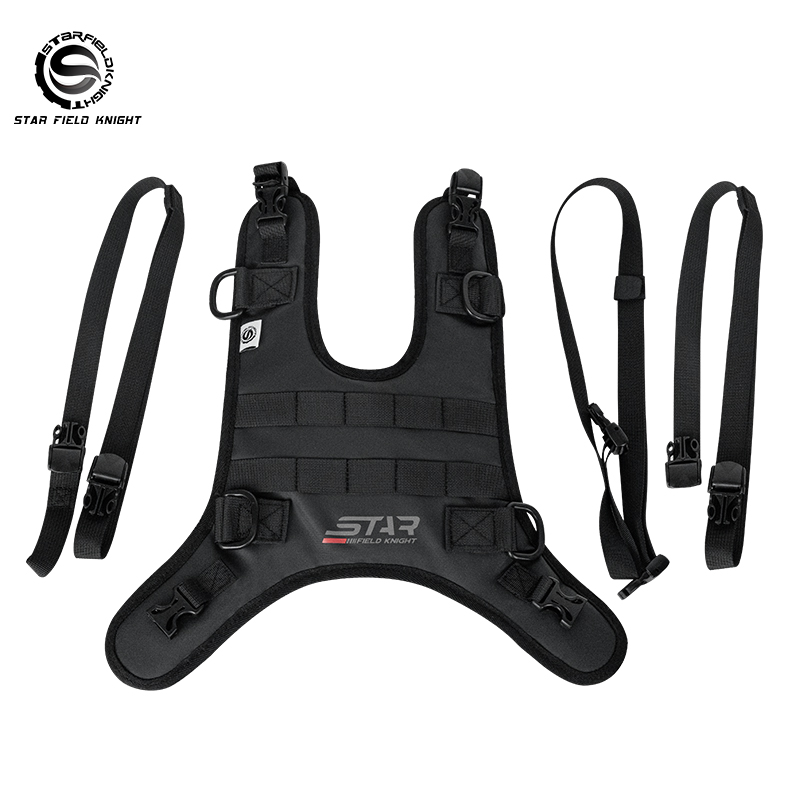 Motorcycle Gear Companies - SFK Black Motorcycle Oil Tank Vest
