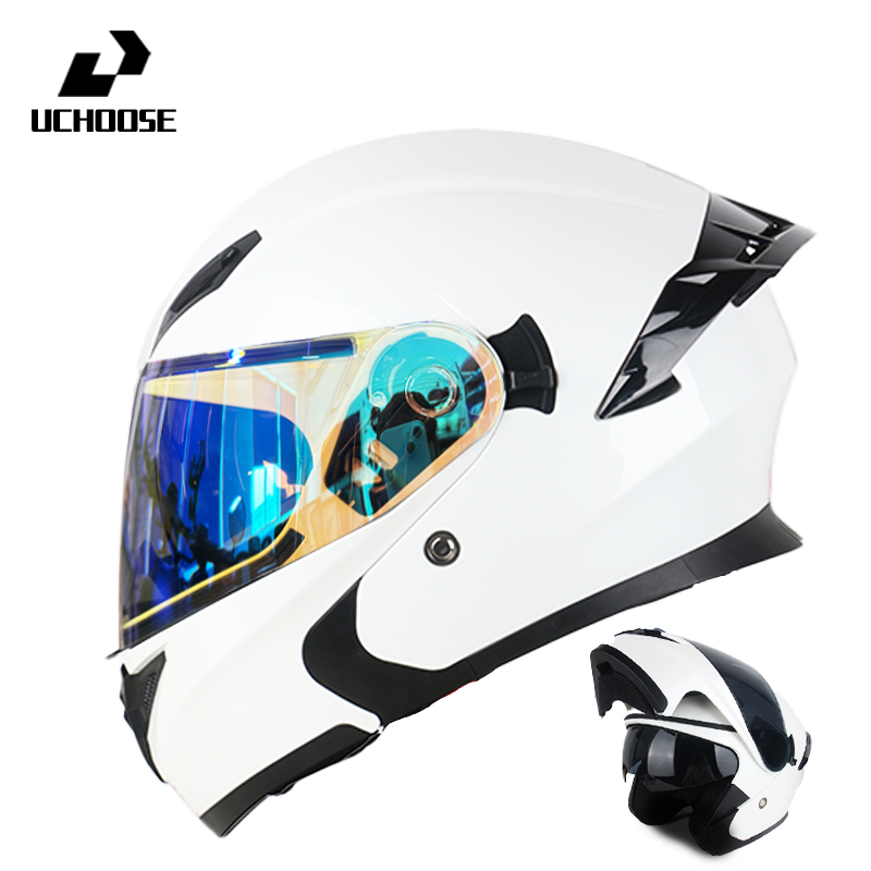 Motorcycle Gear Up - Uchoose DOT Modular helmet Full Face