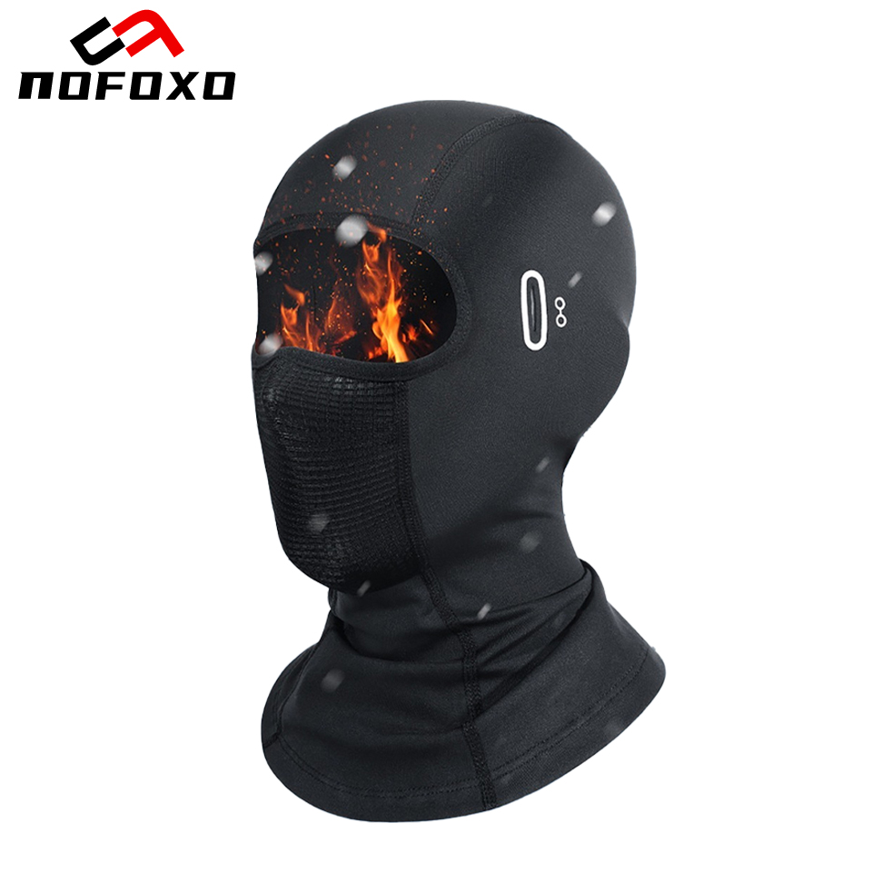 Motorcycle Gear Cycle - NOFOXO Winter Motorcycle Riding Face Mask
