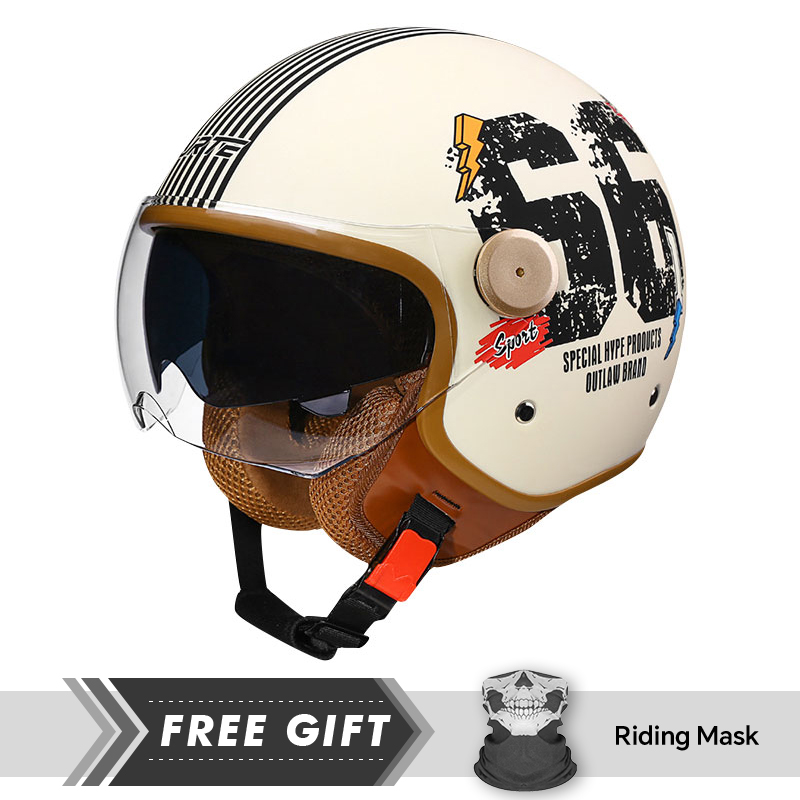 Motorcycle Gear Store - DOT 3/4 Open Face Motorcycle Helmets