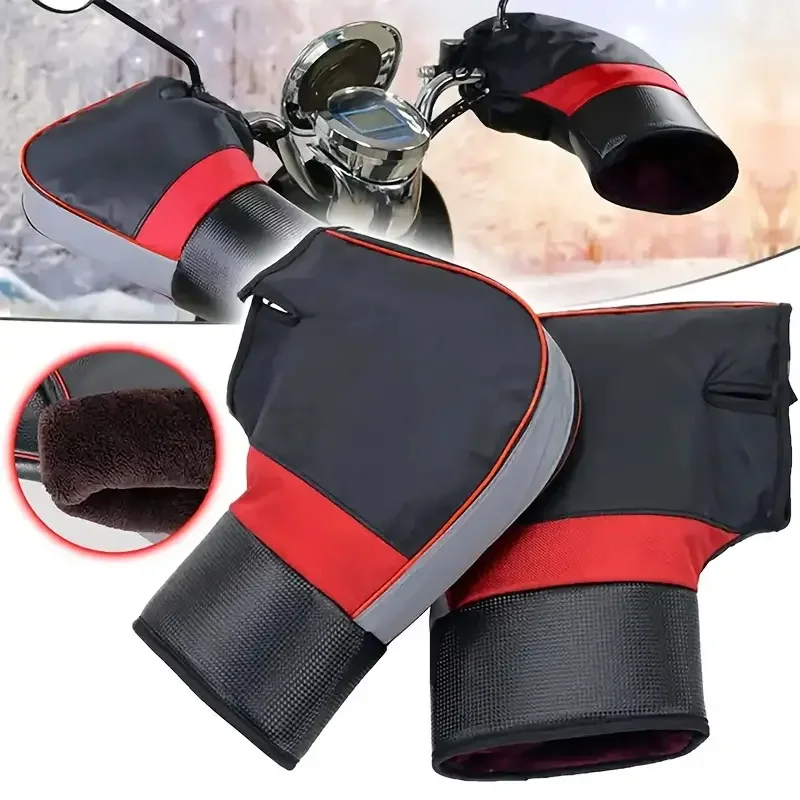 Motorcycle Gear Icon - Motorcycle Handlebar Muffs Thick Warm Rainproof