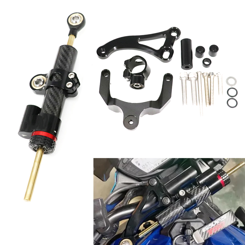 Motorcycle Gear Airbag - Motorcycle Accessories Steering Damper With Bracket