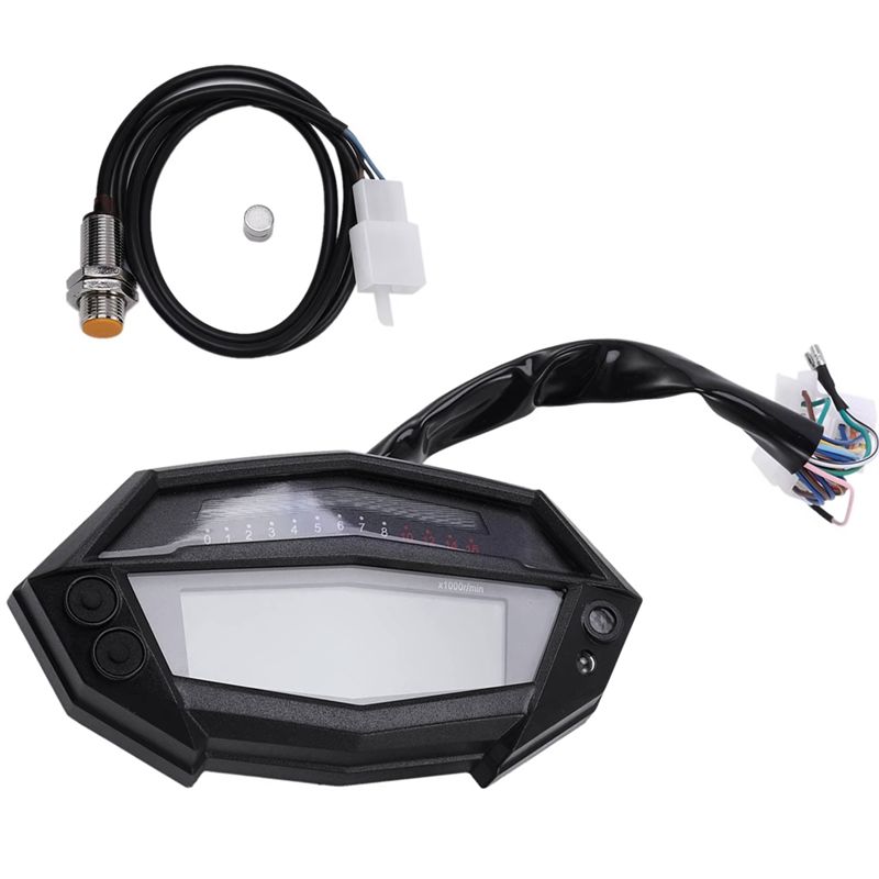 Motorcycle Gear Icon - A30P-Motorcycle Gauge LCD Speedometer Adjustable Color