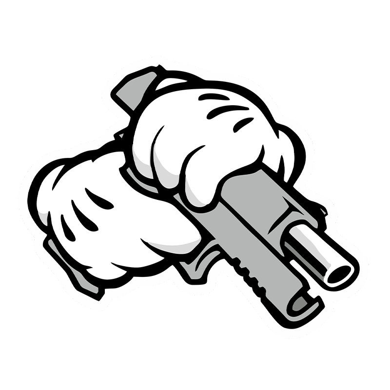 Motorcycle Gear Icon - Buy Handlebar Gun And Stick-It Can