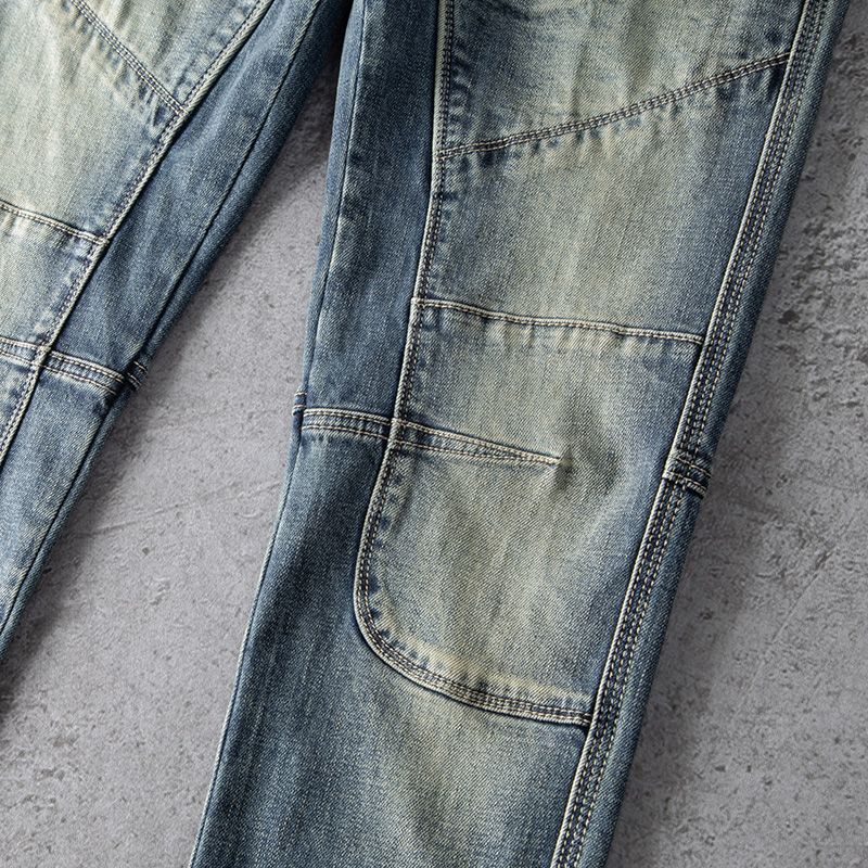 New Spring and Autumn Men's Re - огляд і ціна Motorcycle Gear Jeans