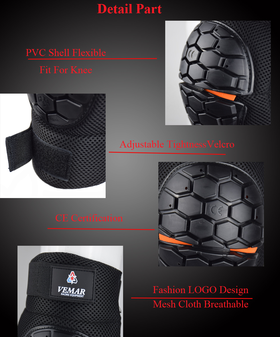 Motocross Knee Pads Elbow Prot - огляд і ціна Motorcycle Gear Cycle