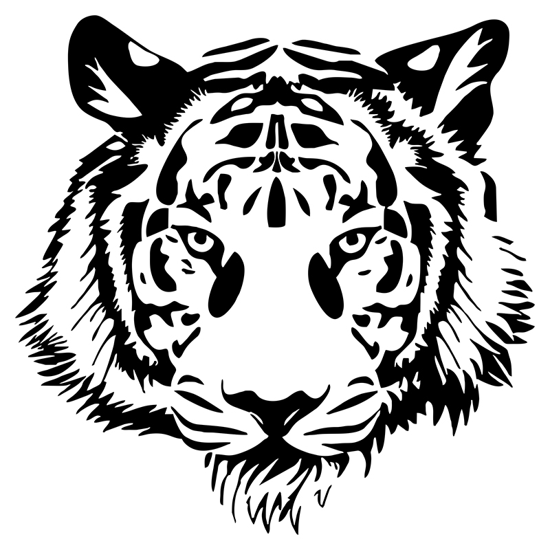 G217 20*20CM POWERFUL TIGER HE - огляд і ціна Motorcycle Gear Up