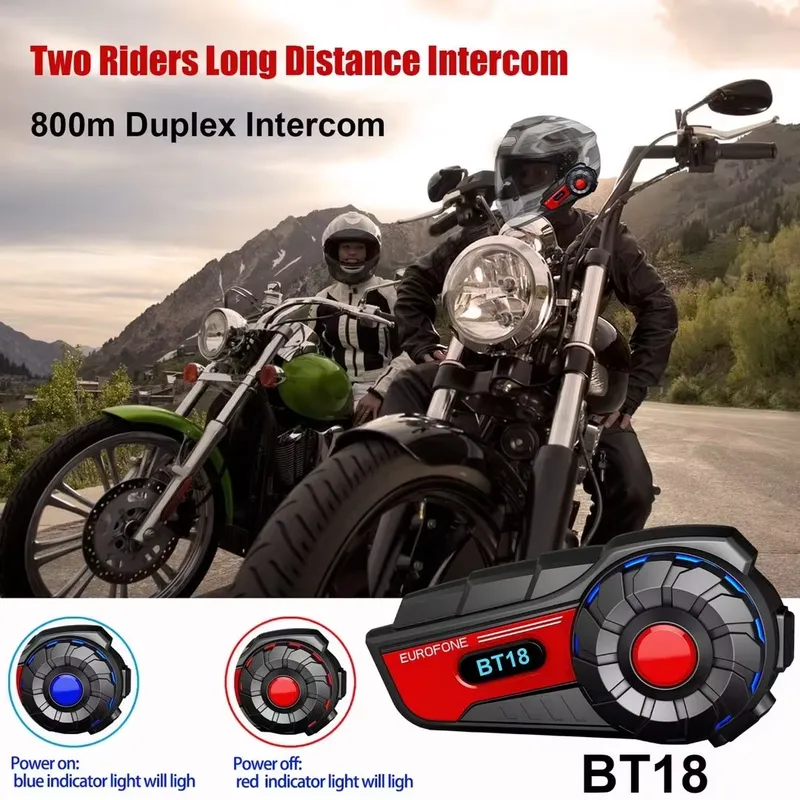 BT18 Motorcycle Helmet Interco - огляд і ціна Intercom Headset Helmet