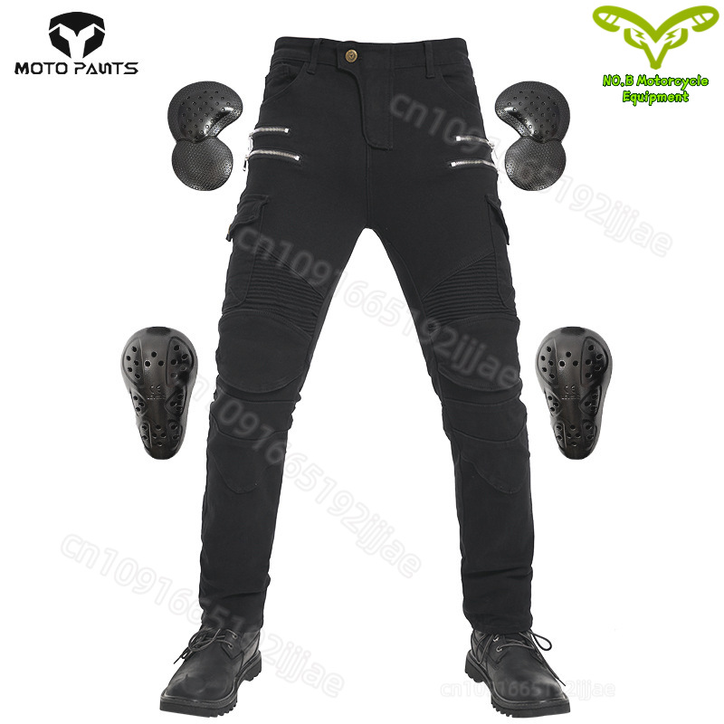 New Double Zipper Metal Style  - огляд і ціна Motorcycle Gear Jeans