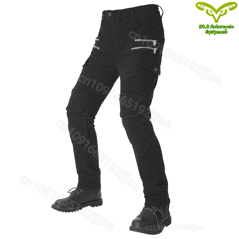 New Double Zipper Metal Style  - огляд і ціна Motorcycle Gear Jeans