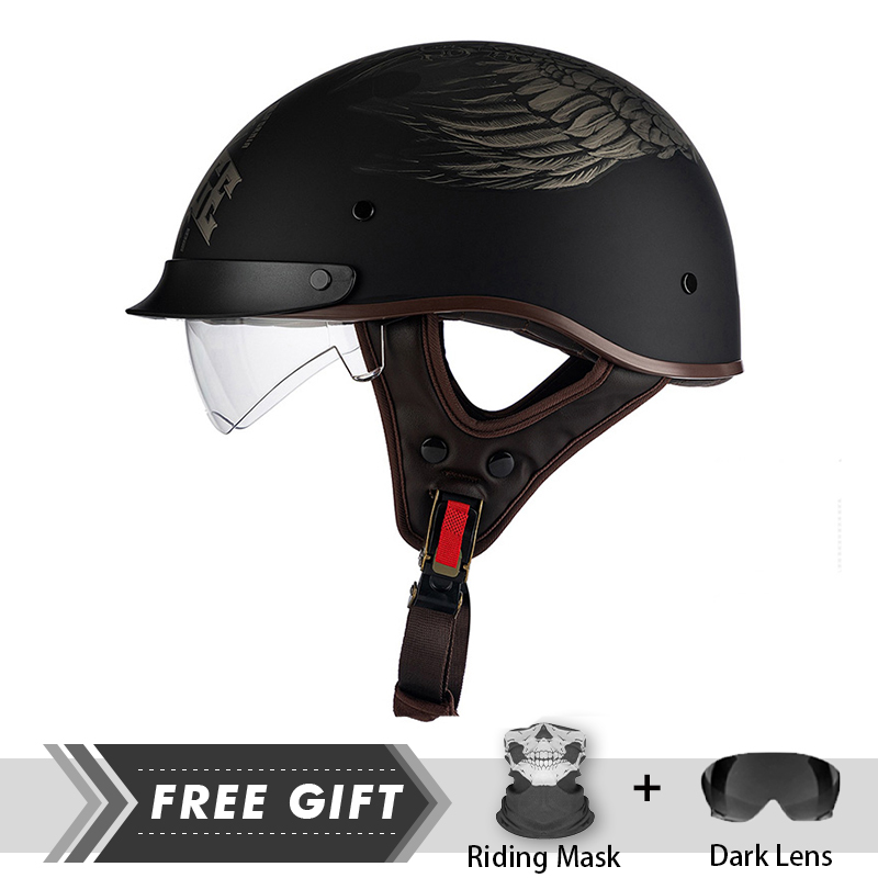 Crash Headpiece Half Face Helm - огляд і ціна Motorcycle Gear Store