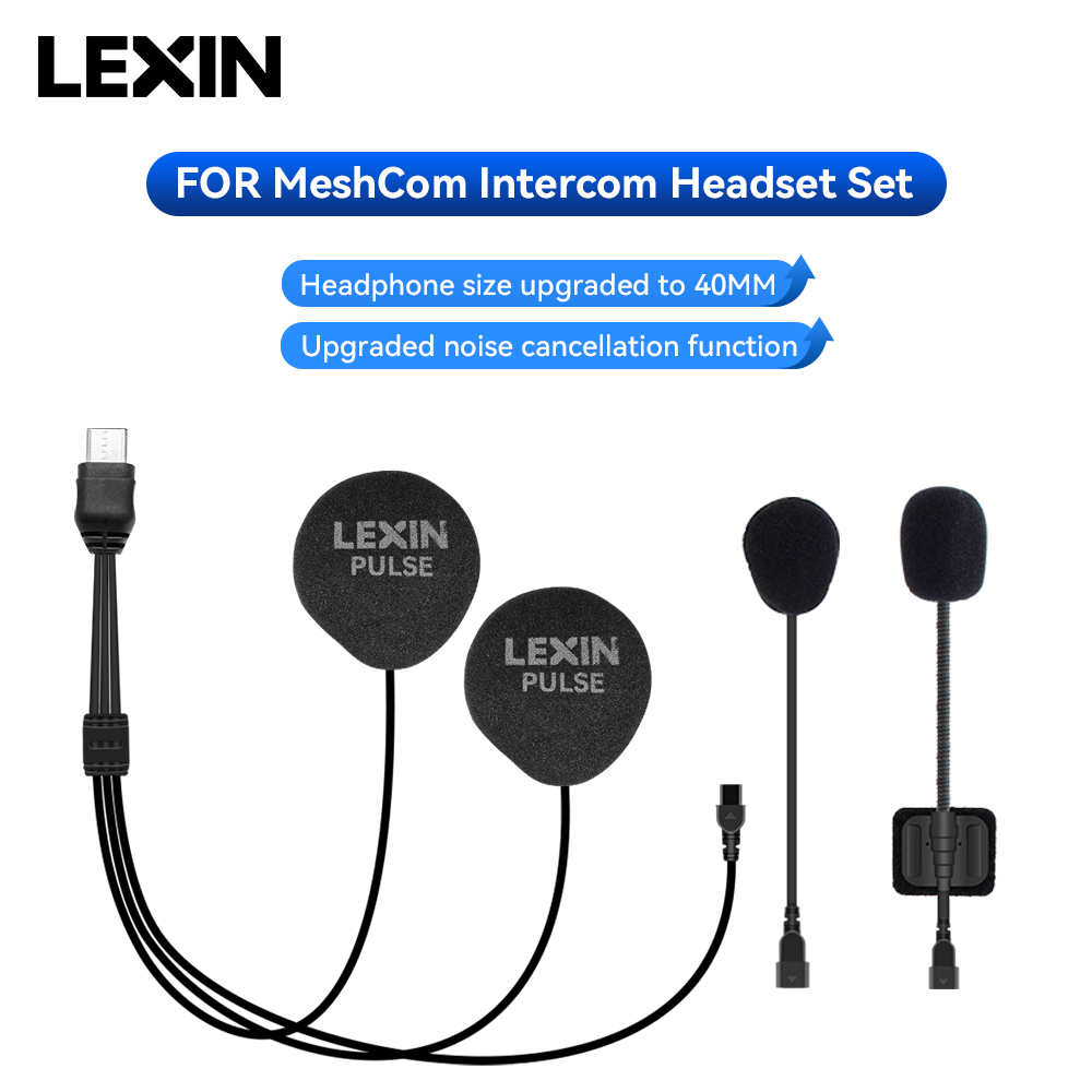LEXIN-MeshCom Mesh Intercom 40 - огляд і ціна Intercom Headset Helmet