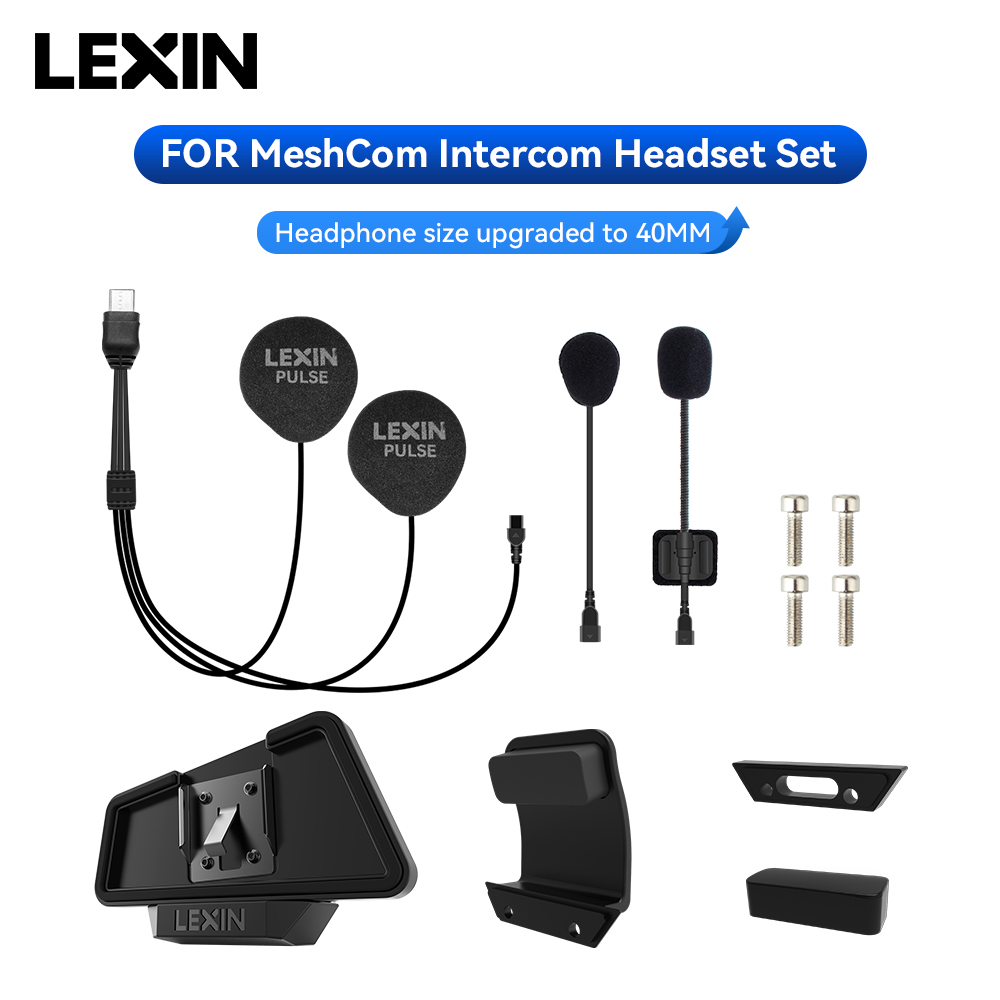 LEXIN-MeshCom Mesh Intercom 40 - огляд і ціна Intercom Headset Helmet