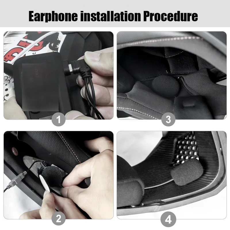 EJEAS V4 PLUS TYPE-C Microphon - огляд і ціна Intercom Headset Helmet