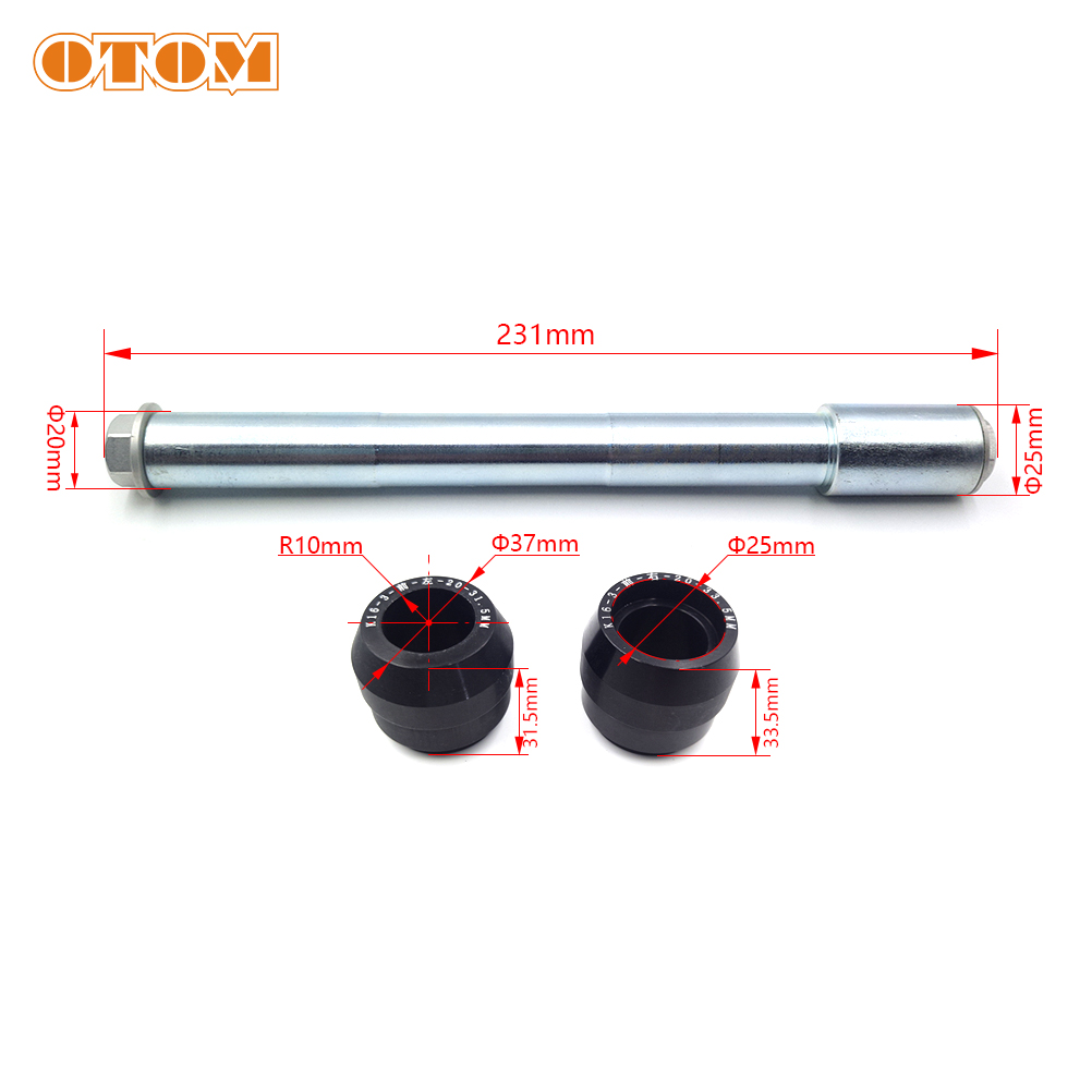 OTOM Motorcycle Front Rear Axl - огляд і ціна Motorcycle Gear Guide