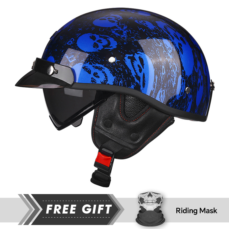 Half Motorcycle Helmet DOT ECE - огляд і ціна Motorcycle Gear Store