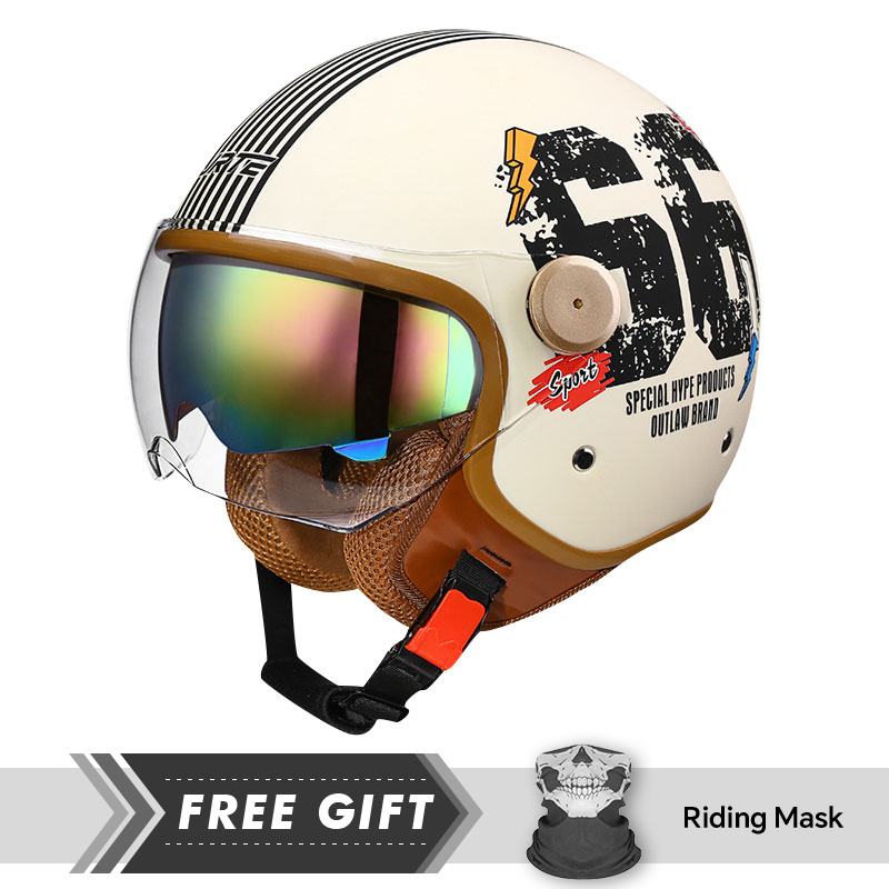 DOT Approved Open Face Helmet  - огляд і ціна Motorcycle Gear Store
