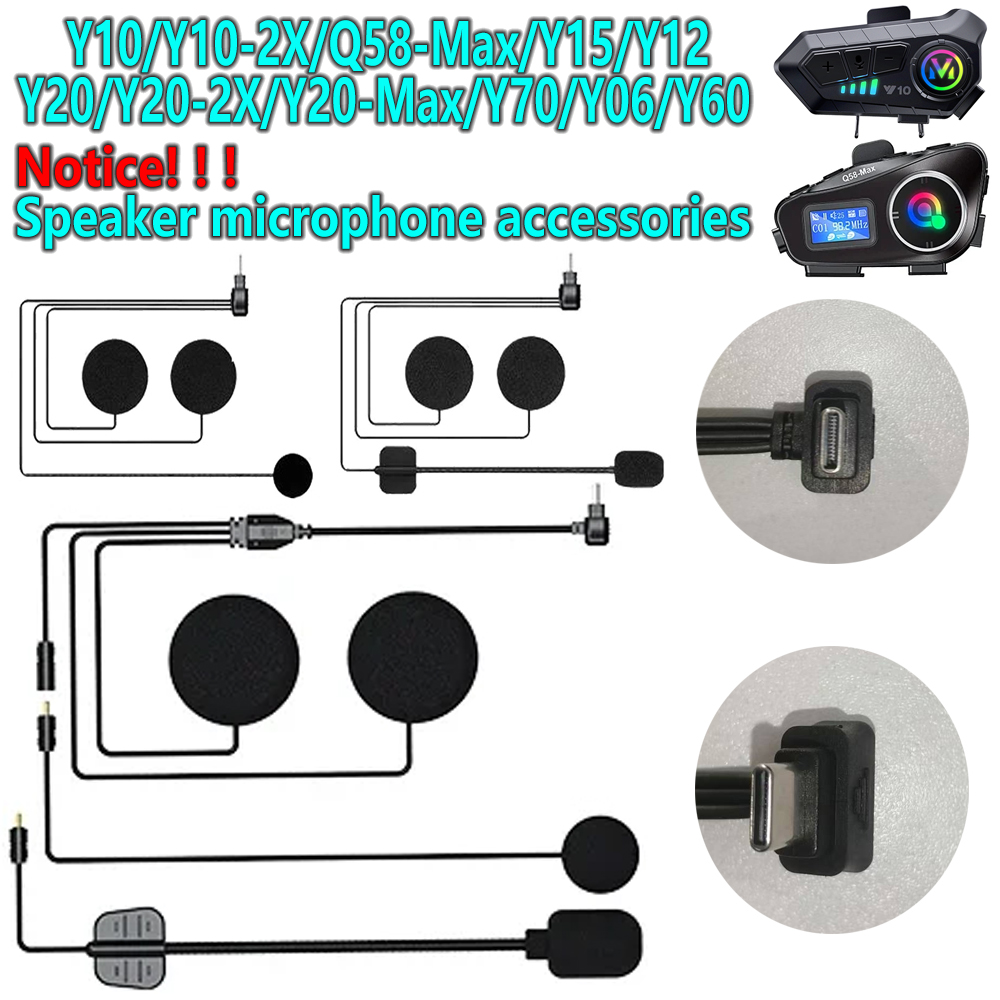 Bluetooth  Accessory Headset w - огляд і ціна Intercom Headset Helmet
